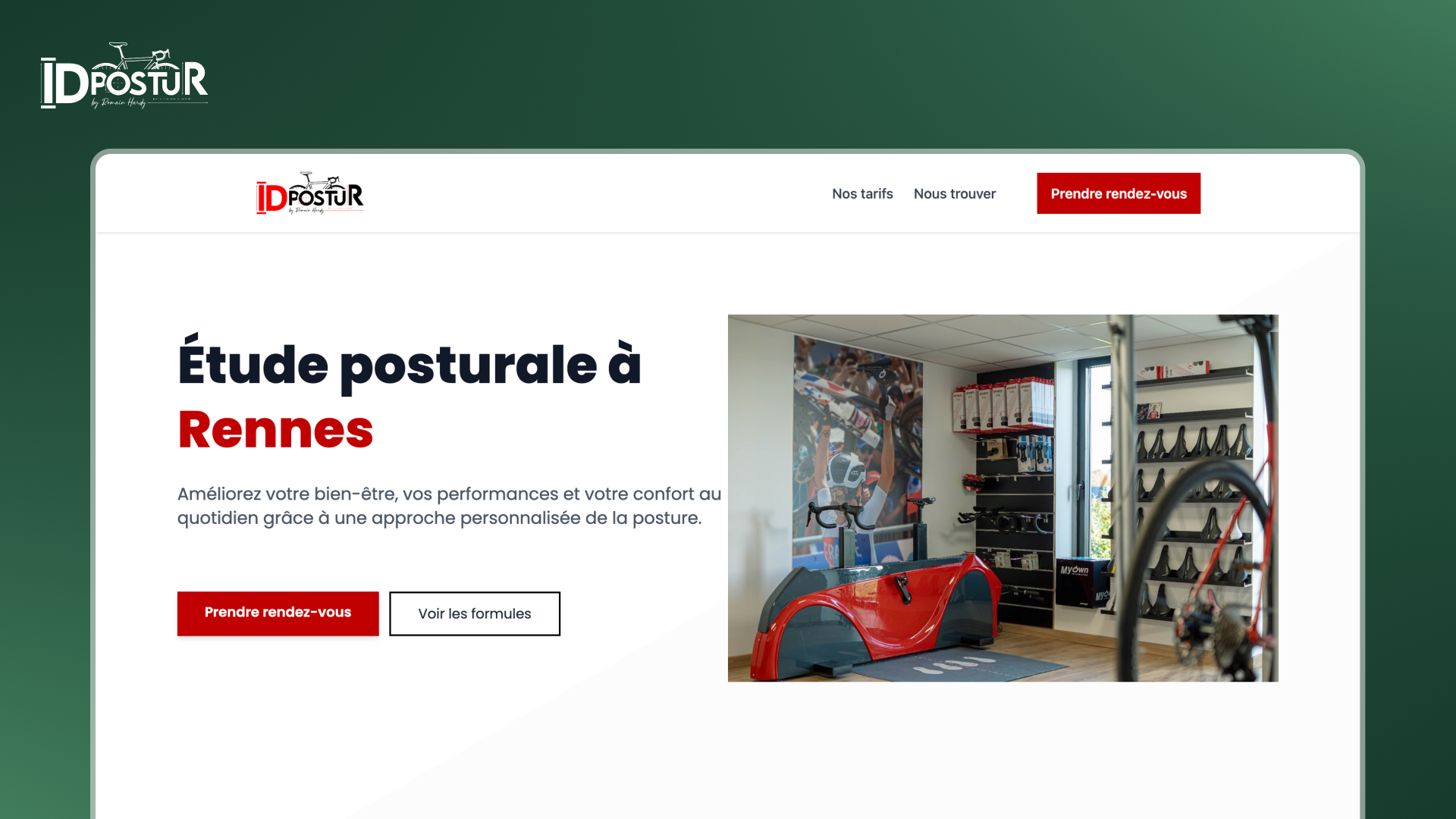 Page d'accueil ID Postur